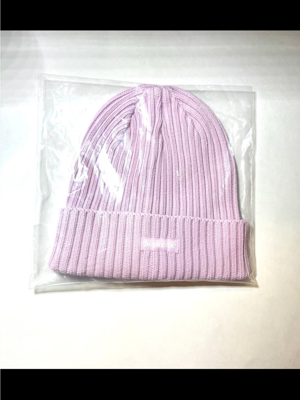 Supreme pink beanie